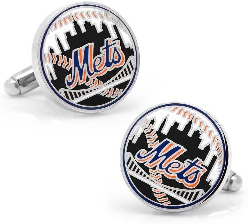 New York Mets Baseball Cufflinks