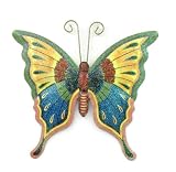 Green Butterfly Wall Art Hanging Indoor Outdoor