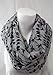 Pop Fashion Women's Bird Printed Infinity Scarf with Pattern - Summer and Fall Scarf