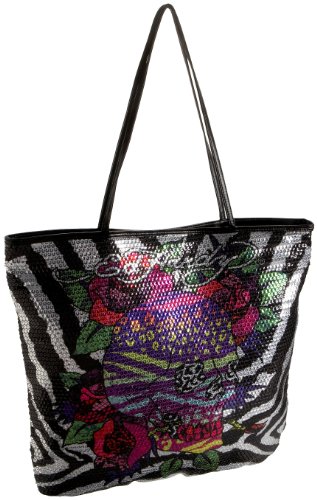 Ed Hardy Easyrider Sequined Tote