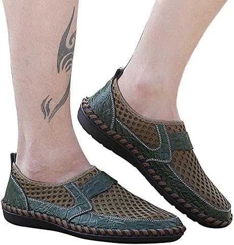 FOREST ZONE Men's Slip-On Loafers Walking Shoes Casual Sandal Fashion Sneakers 8.5 D(M) US Dark Green