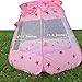 Play Tents For Girls-Pop Up Pink-Easy Folding Large Size for children, Kids and Toddlers-Indoor-Outside Summer Fun At Beach. Age 12 months to 8 year old. Balls NOT Included-Set Up In Under 30 Seconds