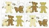 Eddie Bauer - Teddy Bear Wall Decals, Brown