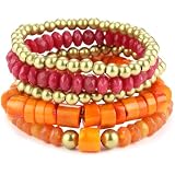 Lucky Brand Havana Gold-Tone Multi Beaded Stac