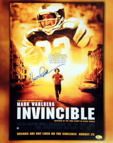 Vince Papale Autographed Invincible 16x20 Photo PSA/DNA