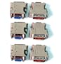 6 Pcs DVI to VGA Adapter, Analog DVI-I Male to HD15 pin Female for VGA Card Dual Monitors