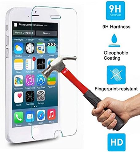 Generic Iphone 6 Plus Screen Protector - Tempered Glass 9H Hardness HD Clear [Anti-Scratch &Anti-Shatter] Oil & Water Resistant [Lifetime Warranty] - Iphone 6 Plus (5.5 Inch)