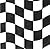 Creative Converting Lunch Napkins, Black and White Check