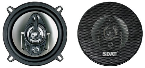 SDAT SD-504 5.25-Inch 180-Watt 4-Way Car Speakers Pair