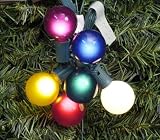 Pack of 50 Multi Color G50 Replacement Christmas Bulbs for C9 Socket