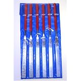 180mm X 5mm, 6Pc Diamond Flat File Set,... by Unknown