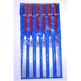 SE 6 pc. Flat Diamond File Set