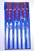 6pc DIAMOND FLAT FILE Set = ceramics + tile + glass
