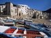 Fishing Harbour and Porta Pescara Beyond, Cefalu, Island of Sicily, Italy, Mediterran...