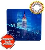 Magic Motion Souvenir Heavy Duty Mousepad - New York City Empire State Building & World Trade Center Twin Towers