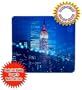 Magic Motion Souvenir Heavy Duty Mousepad - New York City Empire State Building & World Trade Center Twin Towers