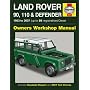 Land Rover 90, 110 and Defender Diesel Owners Workshop Manual Manual: 1983 to 2007 (Haynes Service and Repair Manuals)