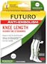 Futuro Anti-Embolism Stockings, Large Regular, White, Knee Length, Closed Toe, 1 Pair