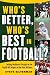 Who's Better, Who's Best in Football?: Setting the Record Straight on the Top 60 NFL Players of the Past 60 Years