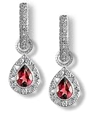 Jewelry : Pear Stone Diamond Pave Charms