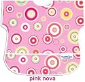 Bumkins Waterproof Junior Bib- Pink Nova