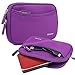 External Hard Drive Sleeve, Evecase Universal Portable Neoprene Carrying Sleeve Case with Front Zipper Pocket for 2.5