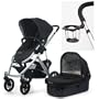 UPPAbaby 2010 Vista Stroller Jake Black With a Cup Holder