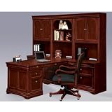Chocolate Patina Finish Partners Desk Wall Set Chocolate Patina