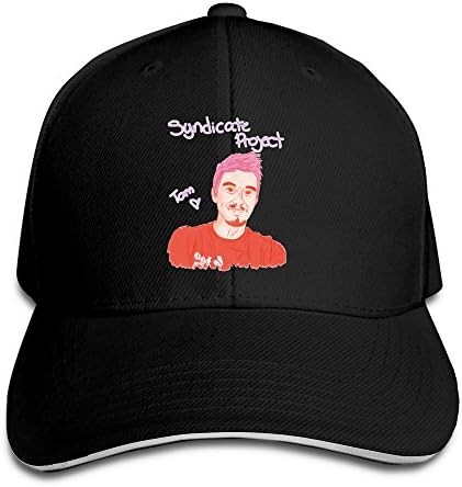 Syndicate Project Tom Symbol Snapback Adjustable Baseball Cap Black