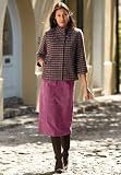 Slimming Suede Skirt