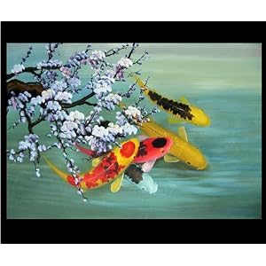 Chinese+koi+fish+art