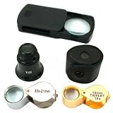 6X 10X 15X 30X Magnifying Glasses Jewelers Loupes/Loop