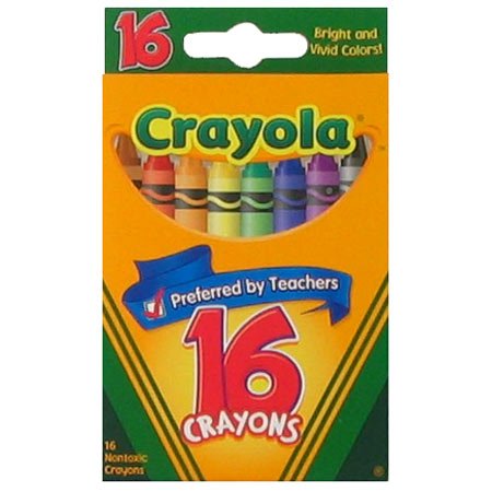 Childrens Toyshop  Toys : Crayola #52-3016 16CT Crayon In Tuck Box