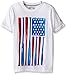 adidas Big Boys' Short Sleeve Tee , White, Medium/10-12