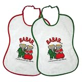 Plastorex - Lot de 2 bavoirs �ponge, Babar