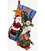 Bucilla 86017 Felt Aplique Stocking- Tree Trimming