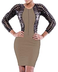 Sexy Long Sleeves Polyester/Spandex Romper/Jumpsuit/Mini Dress 