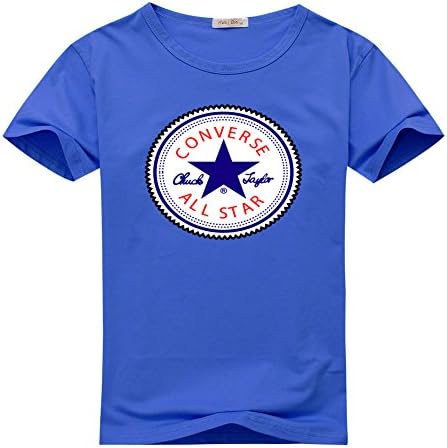 Converse Logo For Men's Printed Short Sleeve Tee Tshirt XX-Large Blue