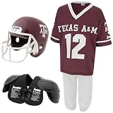 Texas A&M Aggies Youth NCAA Team Helmet and Uniform Set