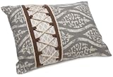 Review Natori NA30-600 / Natori Block Print 12x16 Square Straw Decorative Pillow