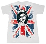 Signatures Network Men's Sex Pistols Short Sleeve T-Shirt,White,Large