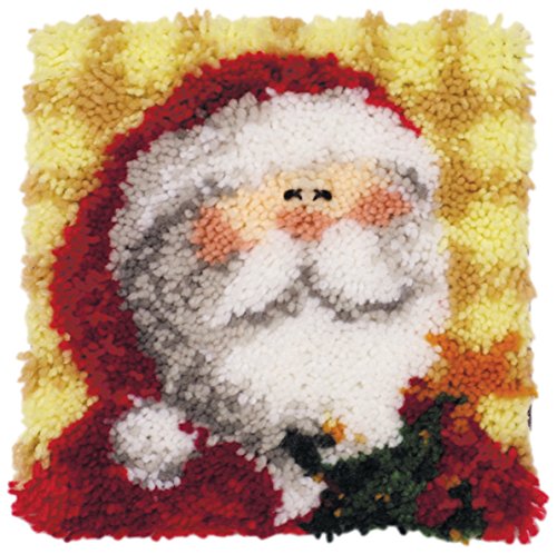 MCG Textiles Ho Ho Santa Latch Hook Pillow Kit