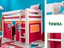 Hochbett / kinderbett Spielbett Jette Thuka by Flexa massiv wei&szlig;
