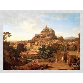Tableau avec cadre: August Wilhelm Julius Ahlborn, "Die Bl�tezeit des Mittelalters", 71 x 53 - Aluminium Basic M: Argent mate