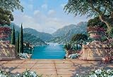 Posters: Italie Papier Peint Photo/Poster - Villa Varenna, Lac De La Garde, 8 Parties (368 x 254 cm)