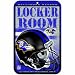 NFL Baltimore Ravens 11-by-17-Inch Locker Room Sign