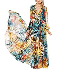 Floral Print Tropical Print  Dress