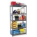 Edsal Products - Edsal - Industrial Steel Shelving, 5 Shelves, 36w x 18d x 72h, Gray - Sold As 1 Each - Steel frame for maximum weight-carrying capacity. - Rust-resistant with a baked-on enamel finish. - Smooth line posts with hidden assembly for a clean look. - Supports up to 4,000 lbs. - Assembles horizontally or vertically.