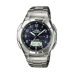 Casio Funkuhren Herren-Armbanduhr Funk-Solar-Kollektion Analog-Digital Quarz WVA-620TDE-1AVER