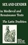 Sex and Gender in Medieval and Renaissance Texts: The Latin Tradition (S U N Y Series in Medieval Studies)